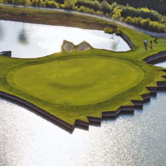 Der berühmte Keilerkopf im Golf Resort Hardenberg