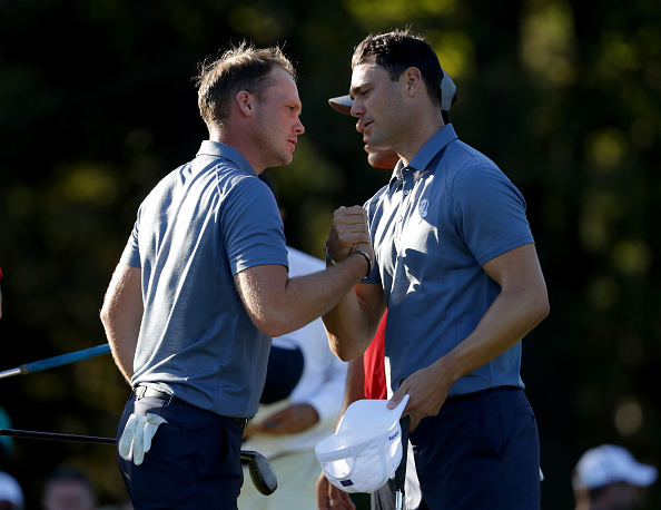 Martin Kaymer mit Fourball-Partner Danny Willet.