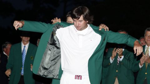 Erster Streich Watson erspielte sich sein erstes Green Jacket 2012