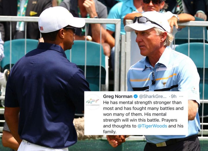 tiger woods-greg norman-autounfall-2021