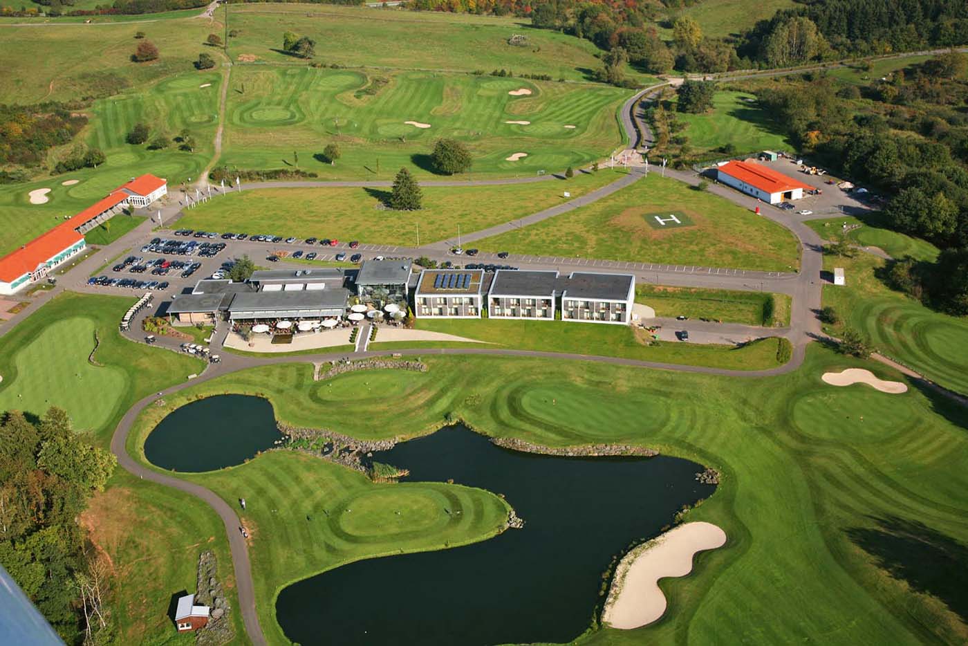 Angel's Wendelinus Luftbilduafnahme