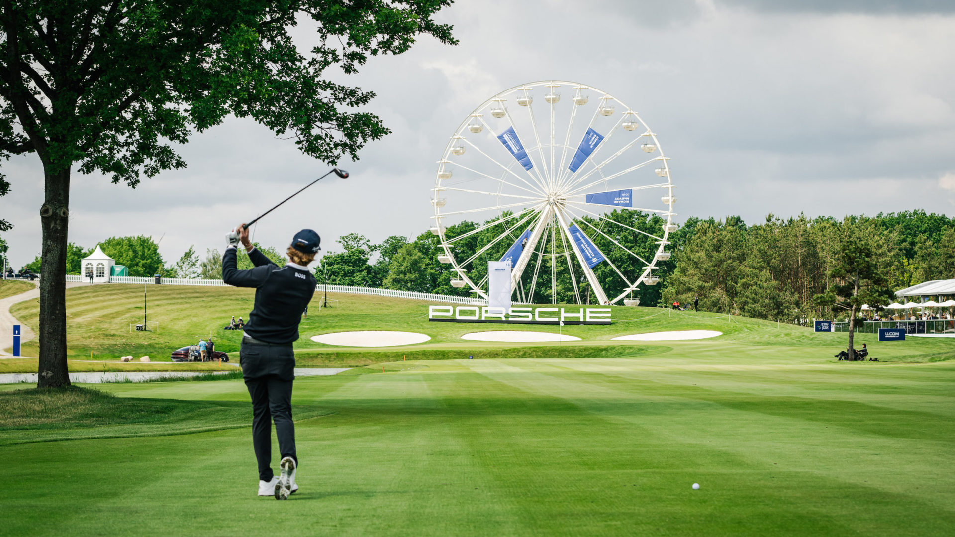 Porsche European Open 2022 mit Riesenrad.