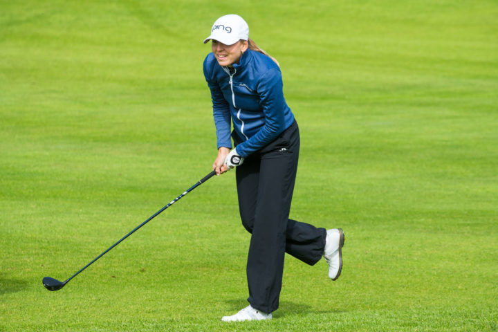 03/09/2023. Ladies European Tour 2022. Aland 100 Ladies Open By Alandsbanken, Aland Golf Club, Aland, Finland. September 1-3 2022. Emma Spitz of Austria during the final round. Credit: Tristan Jones/LET