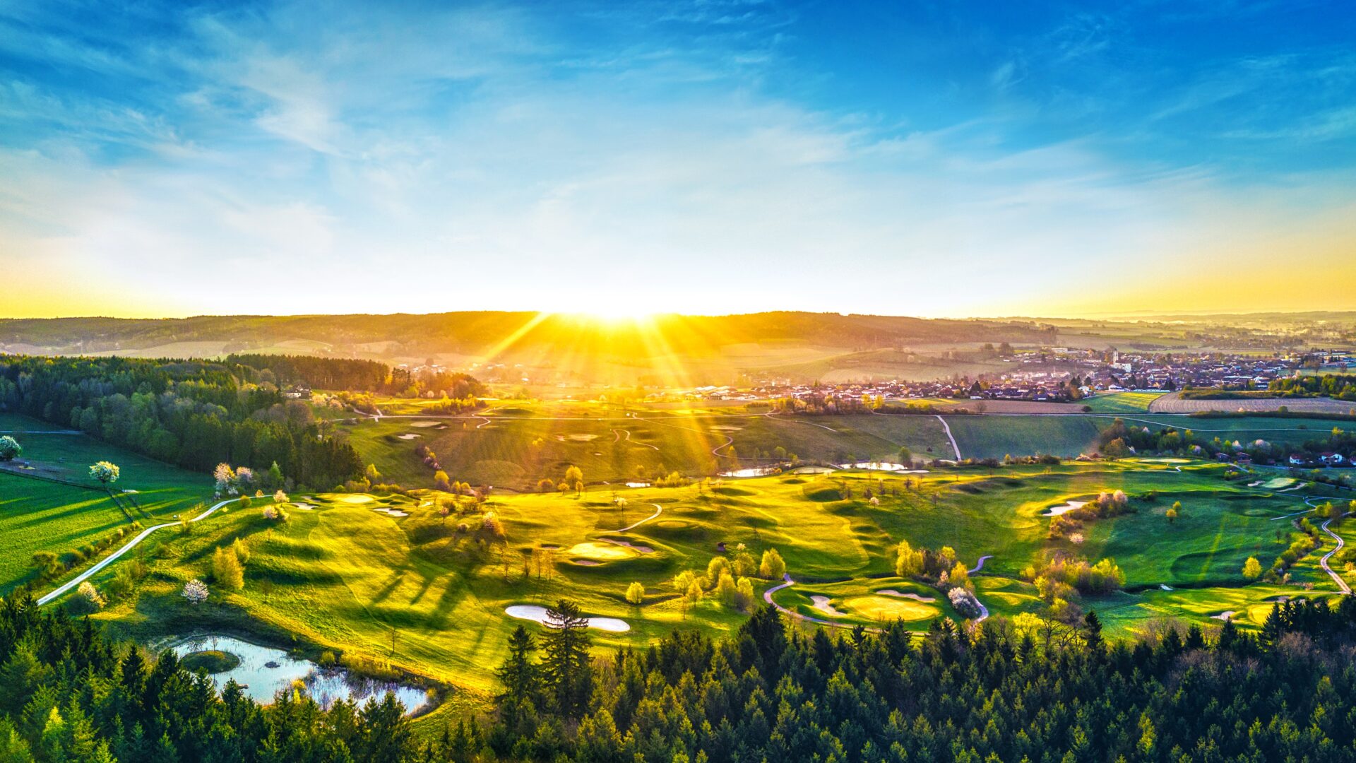 Der Bella Vista Golfpark, unweit des Hotel Sonnengut.