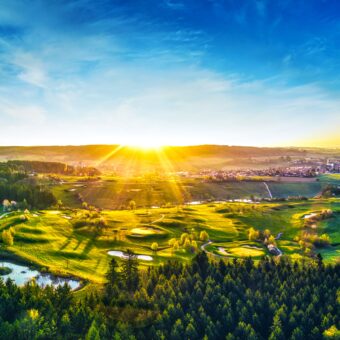 Der Bella Vista Golfpark, unweit des Hotel Sonnengut.