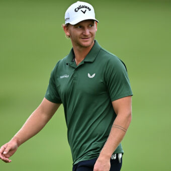 SAN ROQUE, SPAIN - OCTOBER 22: Nick Bachem of Germany on the 11th hole during Day Four of the Estrella Damm N.A. Andalucía Masters at Real Club de Golf Sotogrande on October 22, 2023 in San Roque, Spain. (Photo by Stuart Franklin/Getty Images) tour news