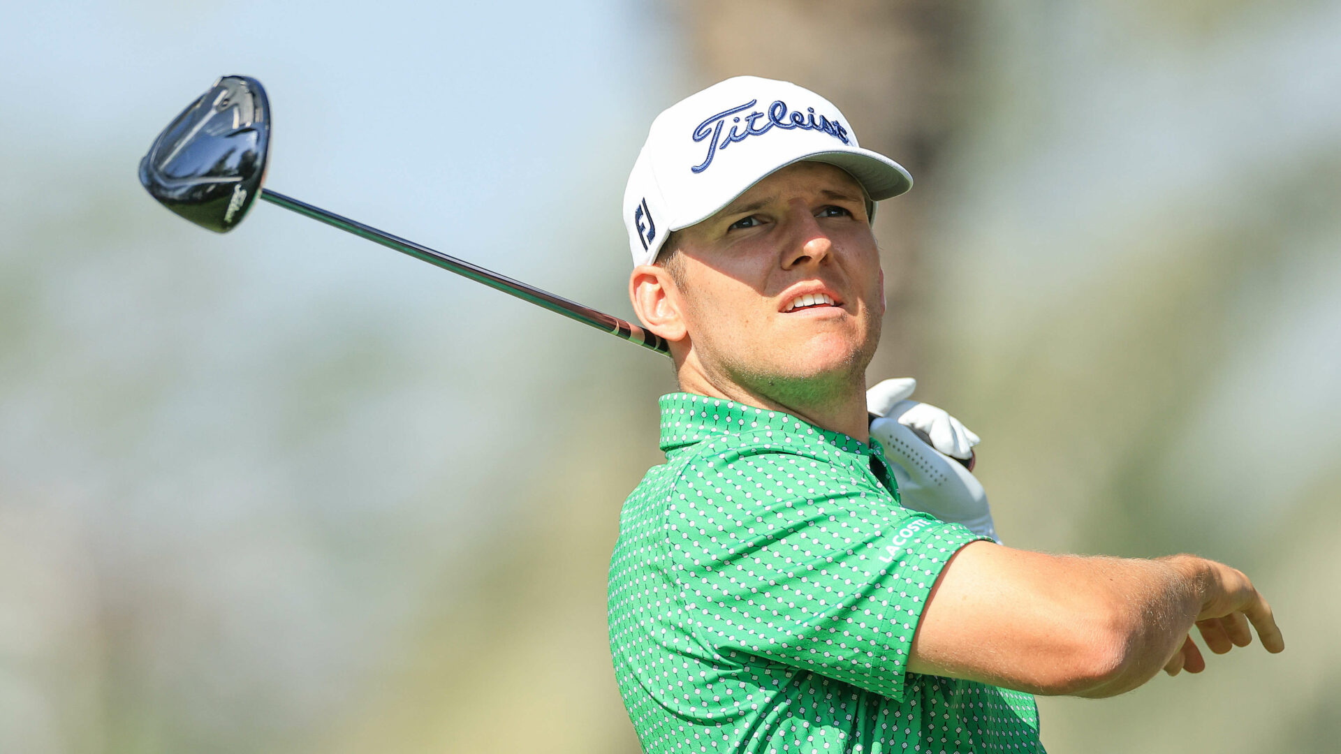 DUBAI, UNITED ARAB EMIRATES - JANUARY 13: Yannik Paul of Germany plays his tee shot on the par four seventh hole on Day Three of the Dubai Invitational at Dubai Creek Golf and Yacht Club on January 13, 2024 in Dubai, United Arab Emirates. (Photo by David Cannon/Getty Images) tour news