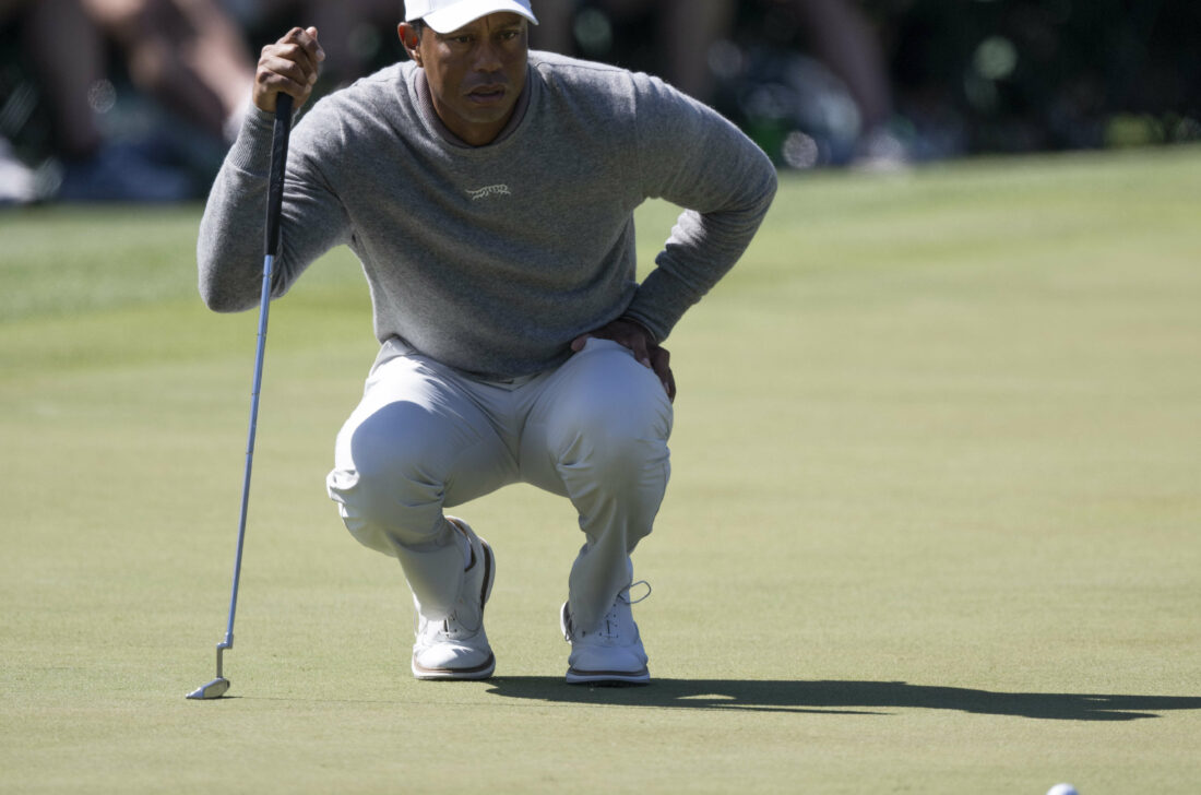 Tiger WOODS (USA) during second round US Masters 2024, Augusta National Golf Club,Augusta,Georgia, USA.