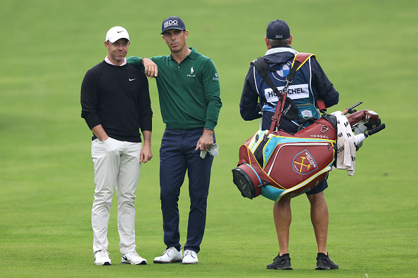 Rory McIlroy und Billy Horschel bei der BMW PGA Championship 2024