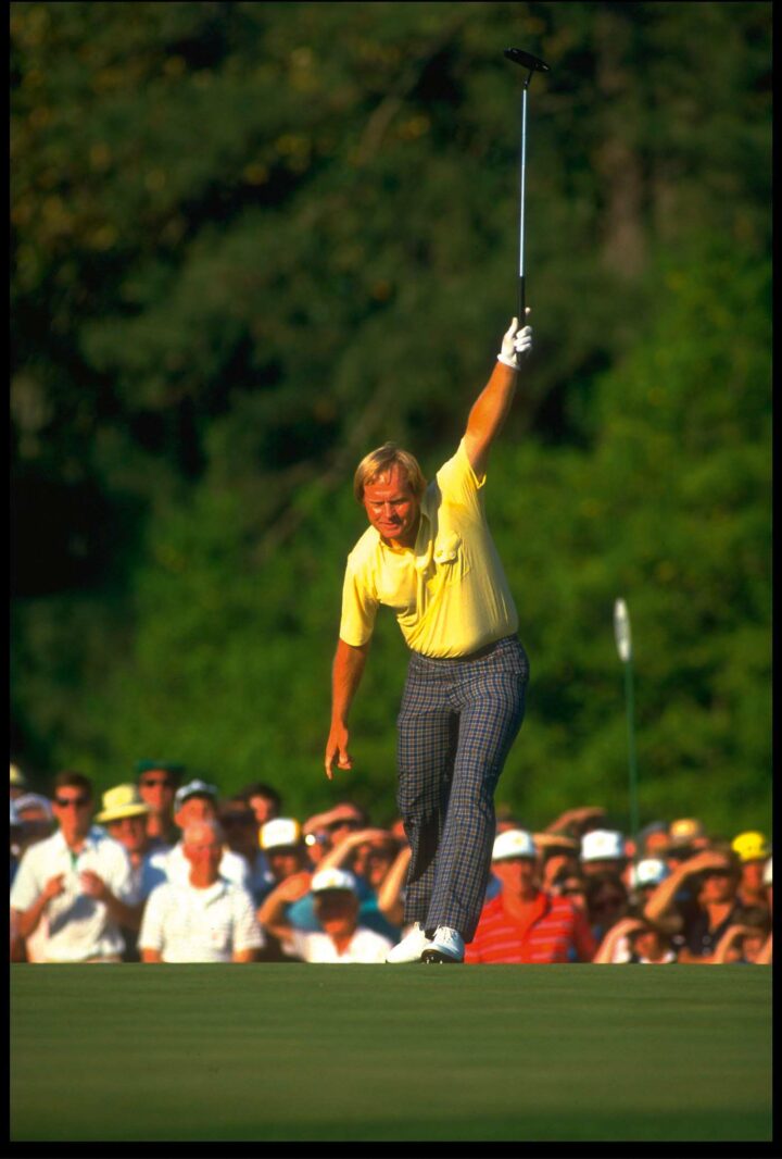 Legendär: Jack Nicklaus bei seinem Masters-Sieg 1986