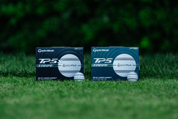 Auch in der Stripe-Version erhältlich: TaylorMade TP5 und TP5x