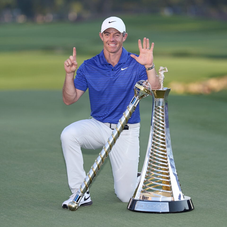 Rory McIlroy gewann 2024 zum sechsten Mal die Gesamtwertung der DP World Tour