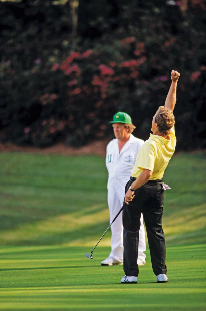 Eagle auf Bahn 13 - Masters 1993