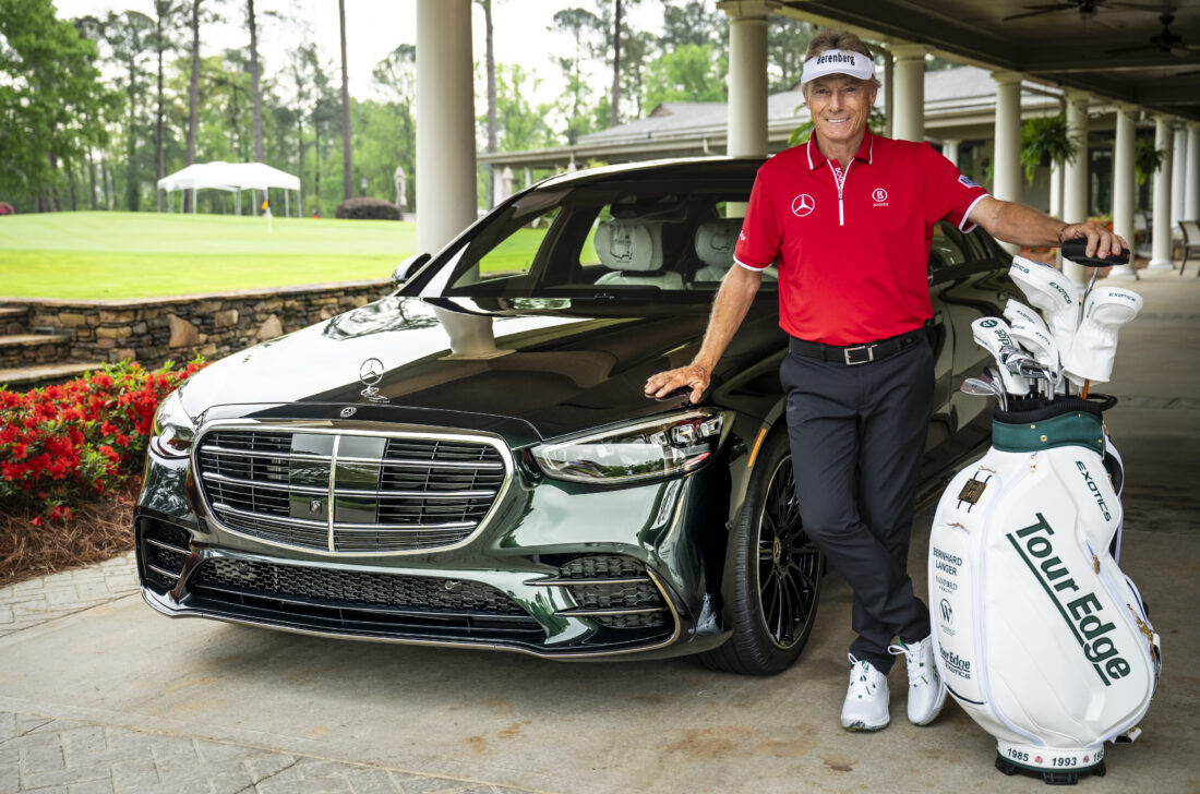 Mercedes-Benz ehrt Golfikone Bernhard Langer mit individualisierter S-Klasse bei seiner letzten Masters-TeilnahmeMercedes-Benz honours golf icon Bernhard Langer with a personalised S-Class at his final Masters