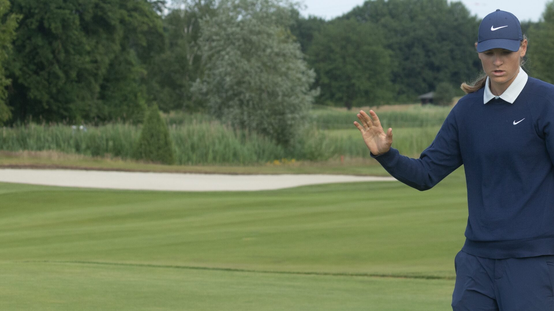 26/06/2025. Ladies European Tour. Amundi German Masters, Green Eagle Golf Club, Hamburg Germany. 26-29 June. Helen Briem of Germany during the first round. Credit: Tristan Jones/ LET