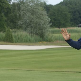 26/06/2025. Ladies European Tour. Amundi German Masters, Green Eagle Golf Club, Hamburg Germany. 26-29 June. Helen Briem of Germany during the first round. Credit: Tristan Jones/ LET