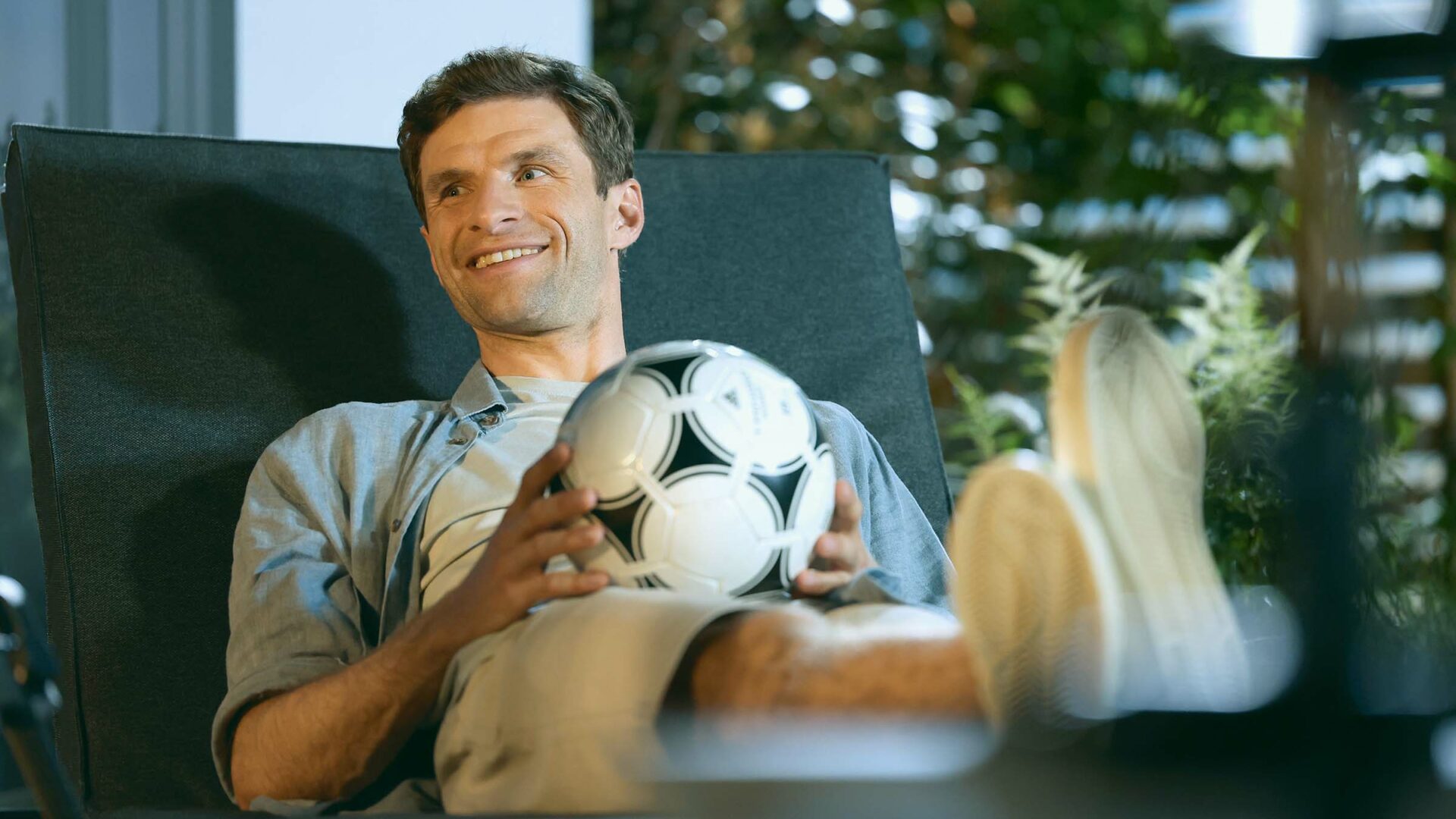 Thomas Müller liebt Golf