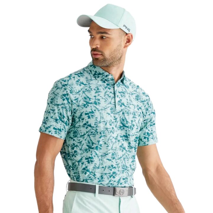 Ping Diego Foliage Jacquard Polo