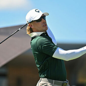 Max Rottluff trat beim LIV Golf Dallas im Maridoe Golf Club in Carrollton, Texas, erstmals für das Cleeks-Team an.
