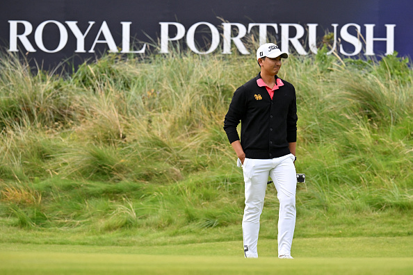 Sadom Kaewkanjana auf dem 18. Grün im Royal Portrush