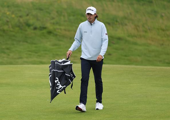 Jacob Skov Olesen auf der !8. Bahn bei der 153. Open Championship im Royal Portrush Golf Club