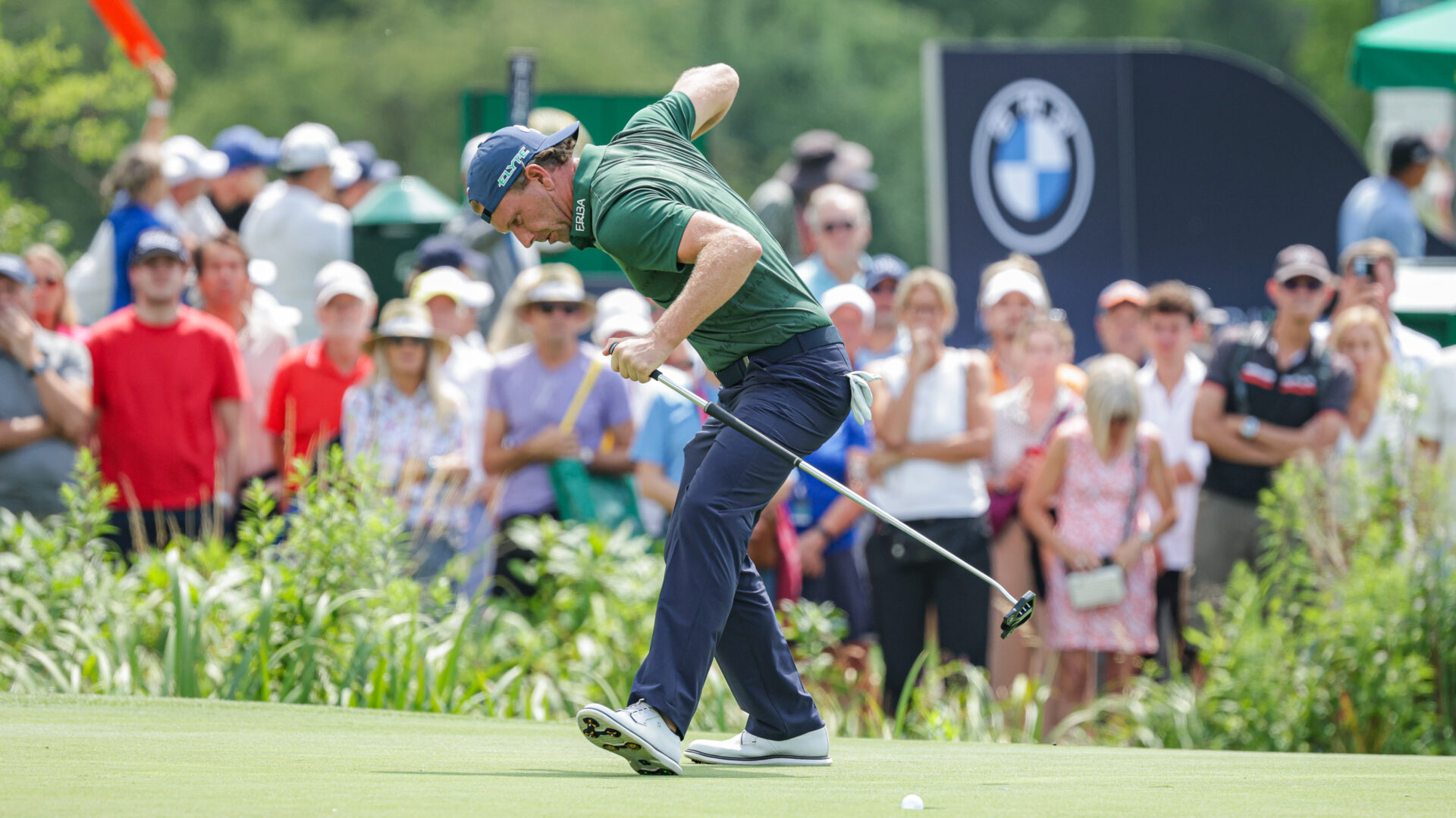 Marcel Siem mit Fist-Pump bei der BMW International Open 2025
