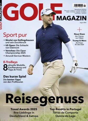 Golf Magazin: Cover 8/2025