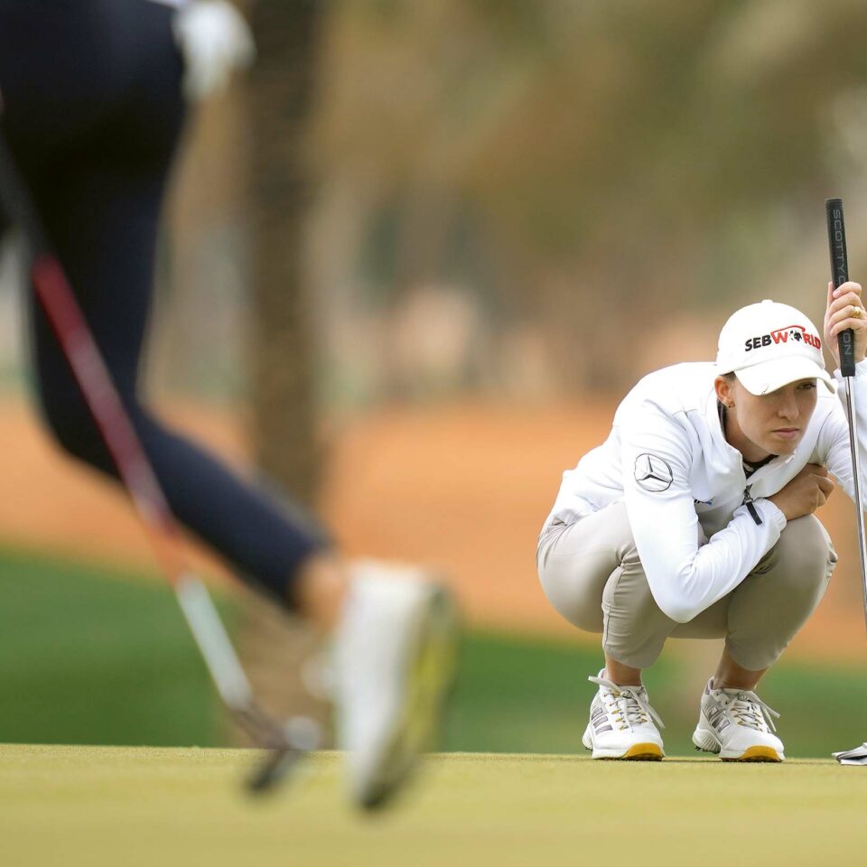 Alexandra Försterling beim Putten