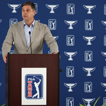 PGA Tour CEO Brian Rolapp in Atlanta vor der Tour Championship 2025