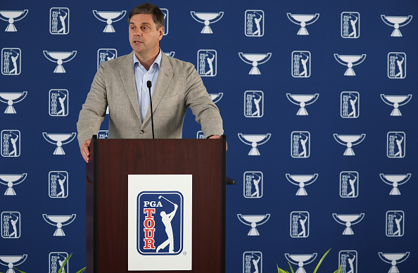 PGA Tour CEO Brian Rolapp in Atlanta vor der Tour Championship 2025