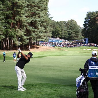 Führender nach Tag 1 der BMW PGA Championship 2025: Ludvig Aberg
