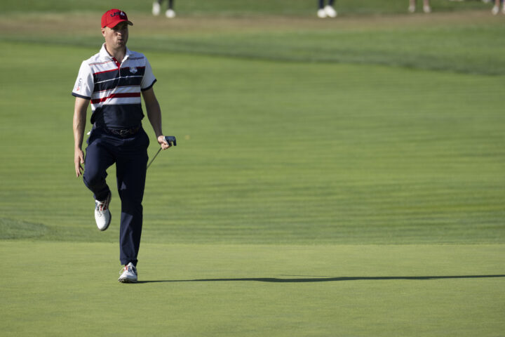 during Day Three Singles session Ryder Cup Matches 2025,Bethpage Black,Farmington,NY, USA.