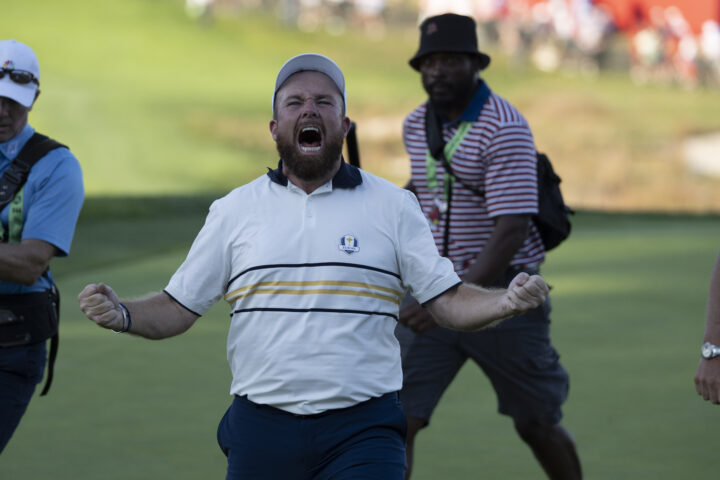 Shane Lowry during Day Three Singles session Ryder Cup Matches 2025,Bethpage Black,Farmington,NY, USA. © Matthew Harris Golf Collection Credit: Matthew Harris / Golf Picture Agency