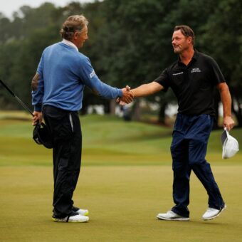 Bernhard Langer und Alex Cejka