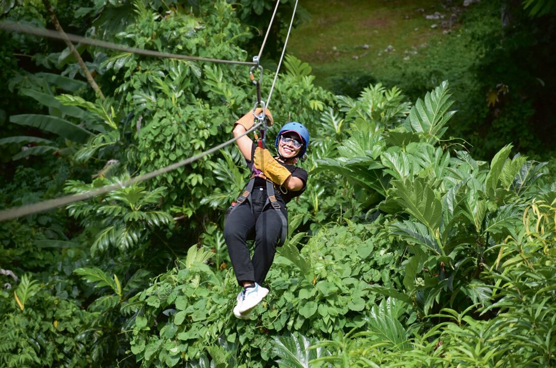 Ziplining in Puntacana