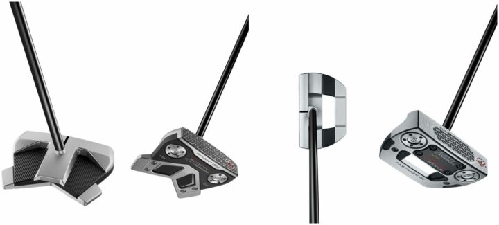 Scotty Cameron Phantom 11OC (links), Scotty Cameron Studio Style Fastback OC (rechts)