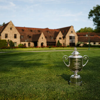 Wanamaker Trophy im Aronimink Golf Club in Newtown Square, Pennsylvania