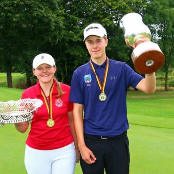 Deutsche Meister 2026: Leonie Breutigam und Moritz Küls.