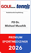Siegel Premium-Sportmediziner: PD Dr. med. Michael Muschik