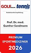 Siegel Premium-Sportmediziner: Prof. Dr. med. Gunther Sandmann